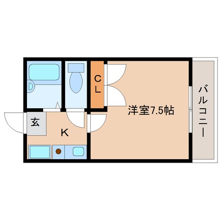 大和小泉駅 徒歩4分 2階の物件間取画像